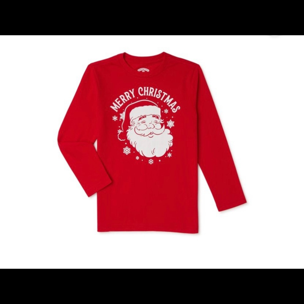 Boys Long Sleeve Christmas T-Shirt